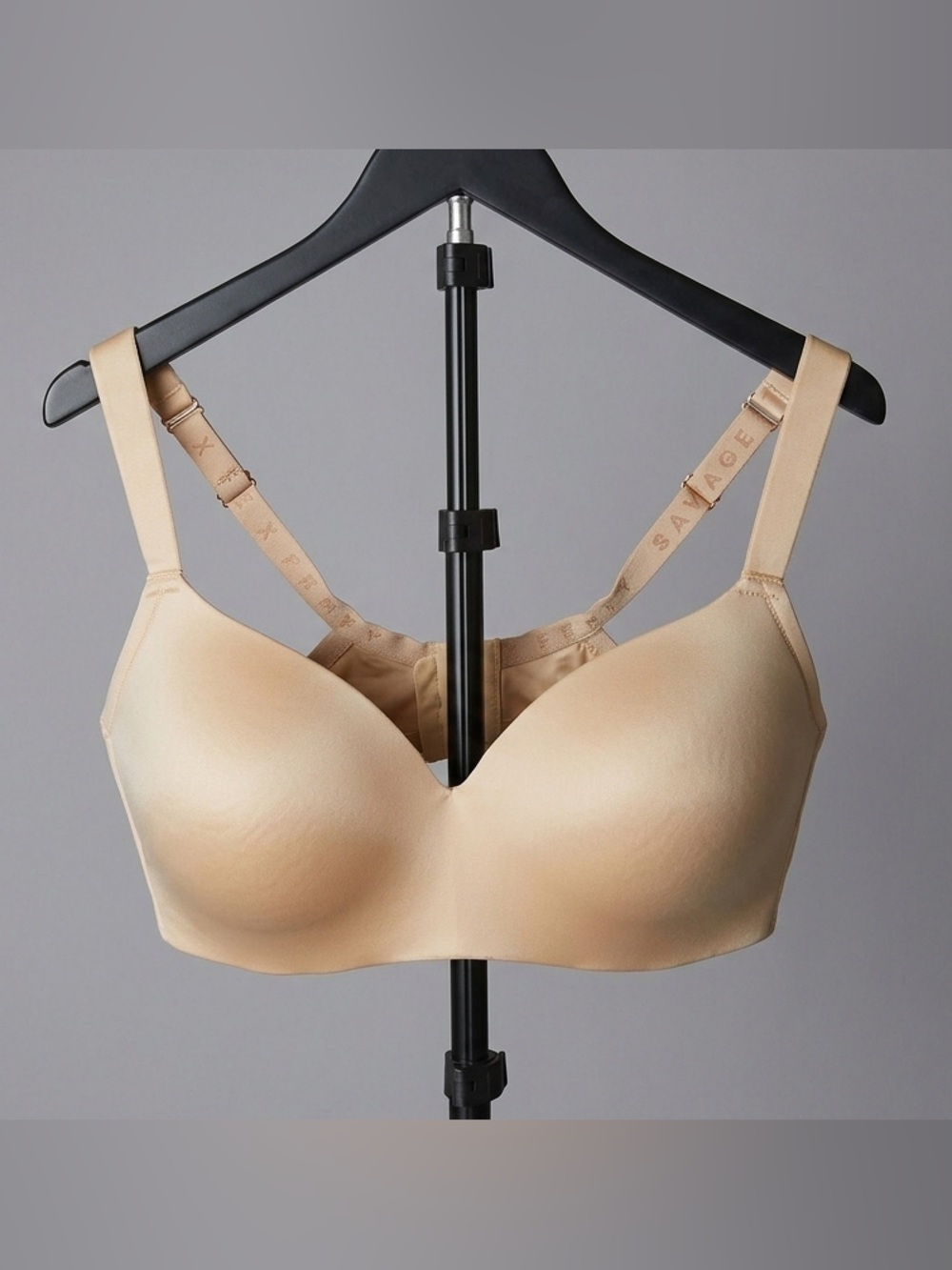Savage X Fenty Beige Smooth Push-Up Bra wire free